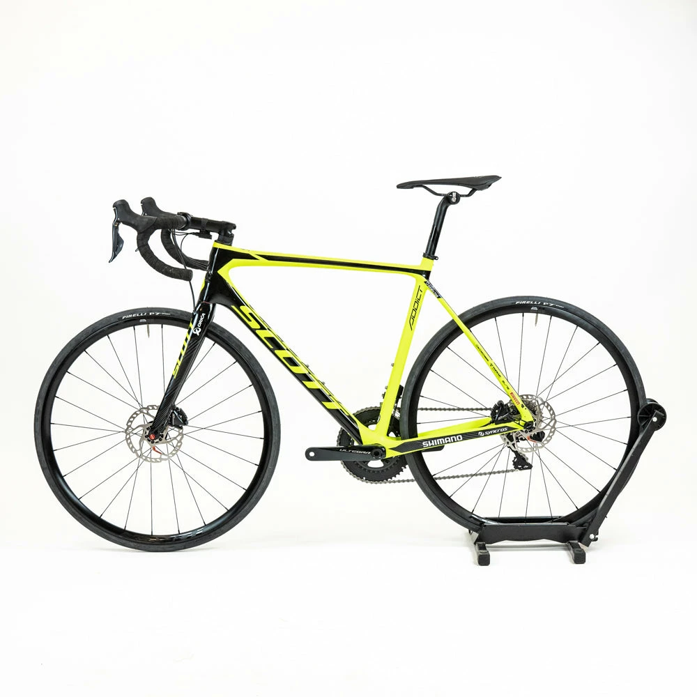 Scott Addict Disc RC PRO - 56 Cm - Di2 Road Bike - Hamilton - Mitchelton-Scott - Billede 3