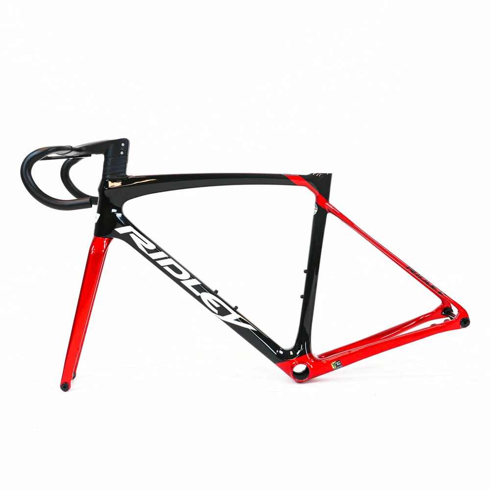 Ridley Fenix SLiC Disc Frameset - 54/S - Black/Red - Billede 2