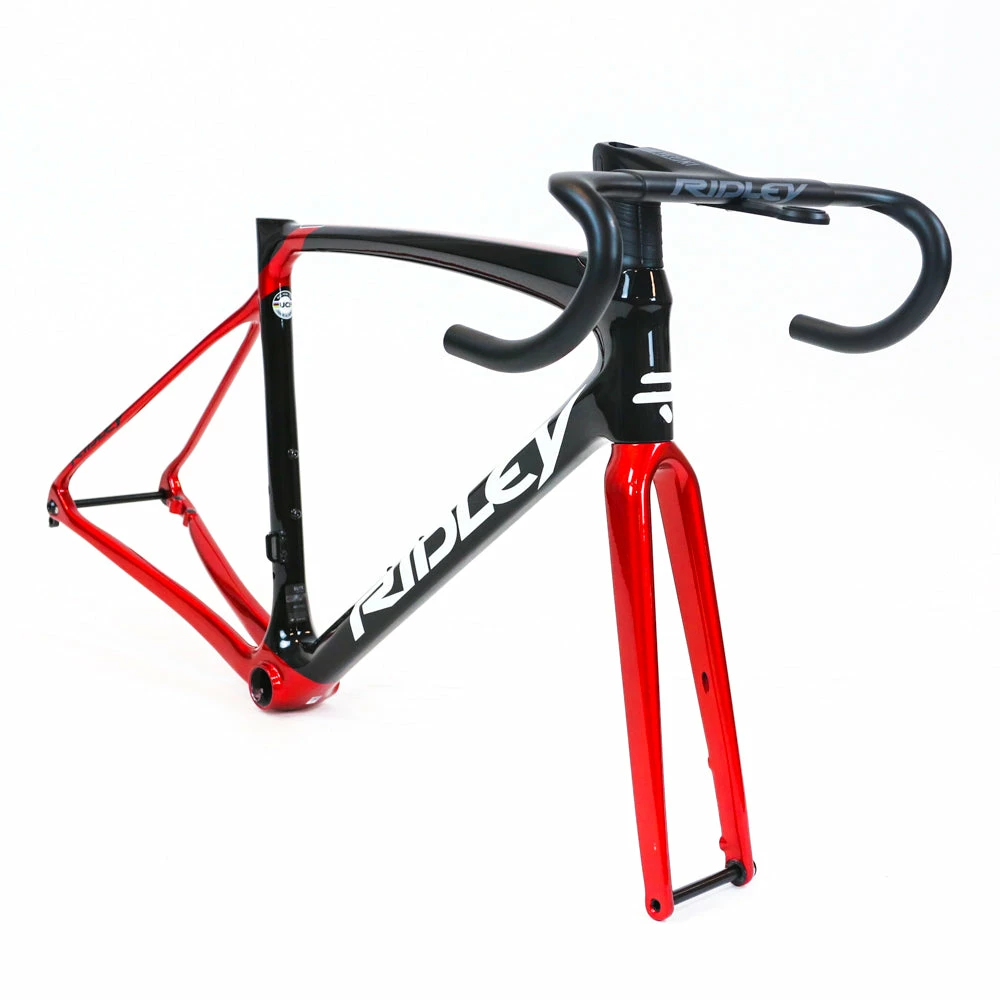Ridley Fenix SLiC Disc Frameset - 54/S - Black/Red - Billede 3