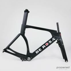 De Rosa TT-03 Frameset - Black - Israel Cycling Academy