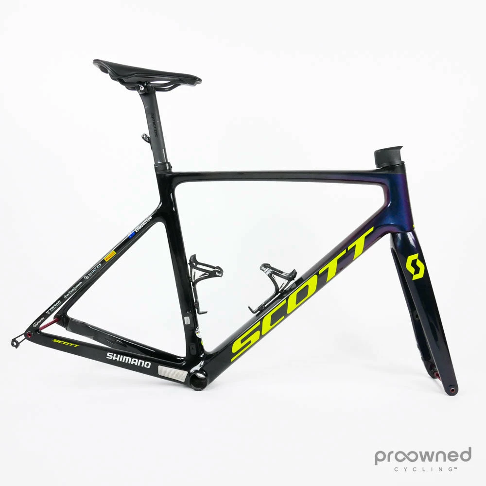 Scott Addict RC Pro Disc Frameset - L/56 - A. Edmondson - Mitchelton-Scott