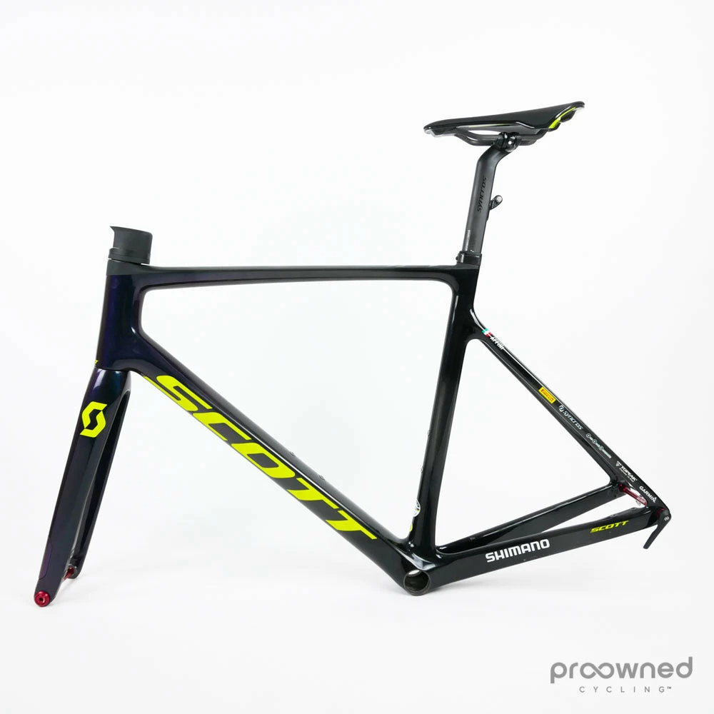 Scott Addict RC Pro Disc Frameset - XL/58 - E. Affini - Mitchelton-Scott - Billede 2