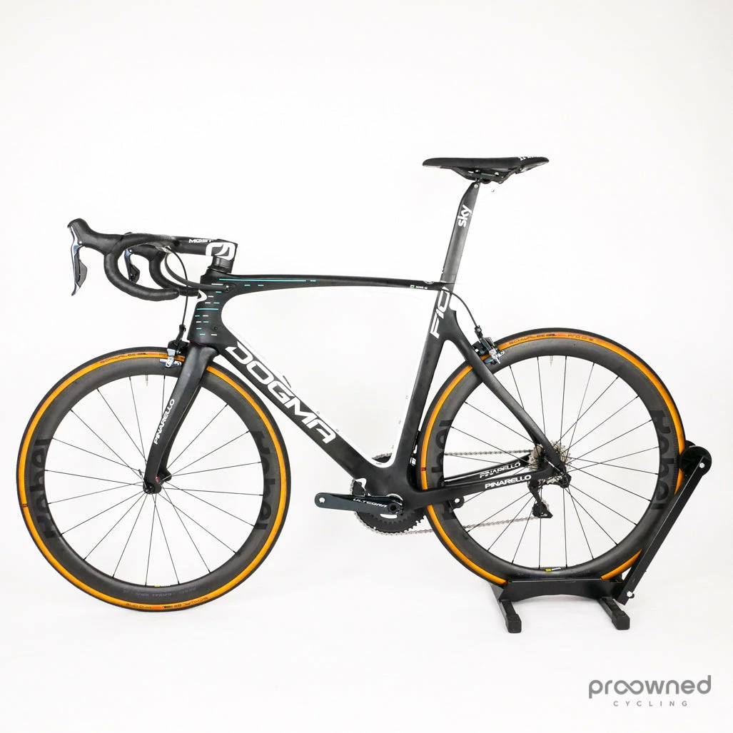 Pinarello F10 - 57,5 - Luke Rowe - Shimano Ultegra Di2 8050 - Billede 2