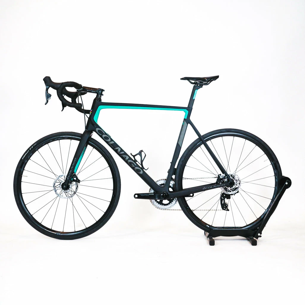 Colnago V3 Disc - 58s - SRAM Rival AXS - Black/Turqouise - Billede 3