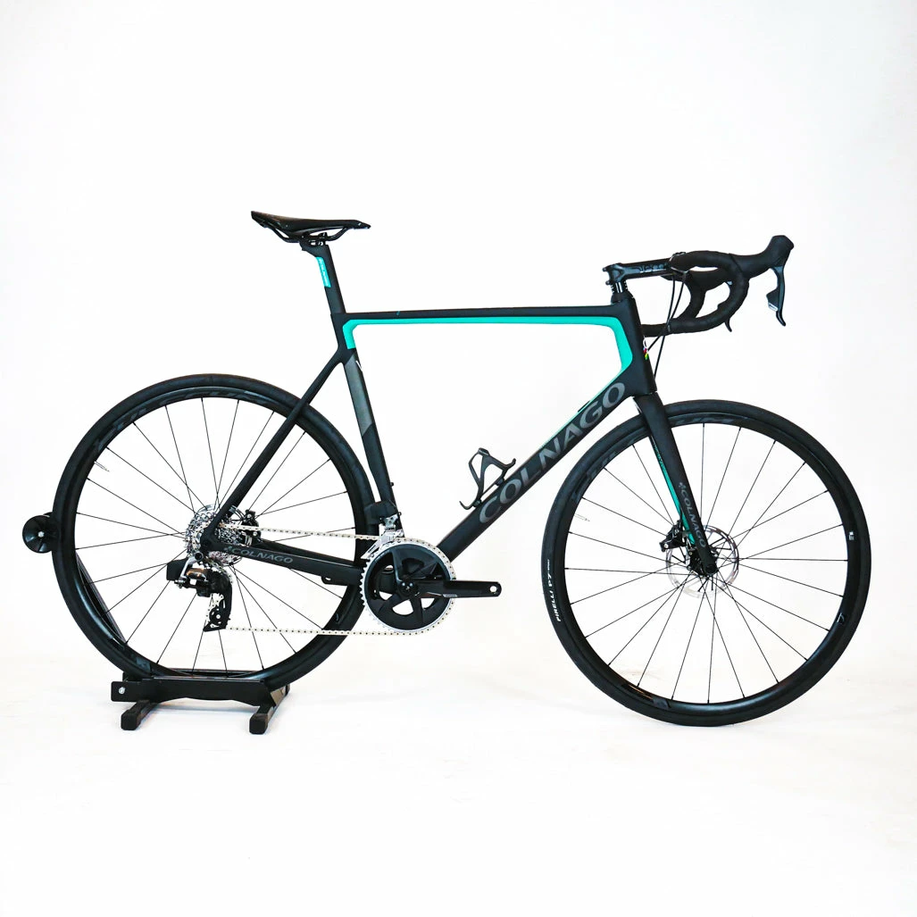 Colnago V3 Disc - 58s - SRAM Rival AXS - Black/Turqouise