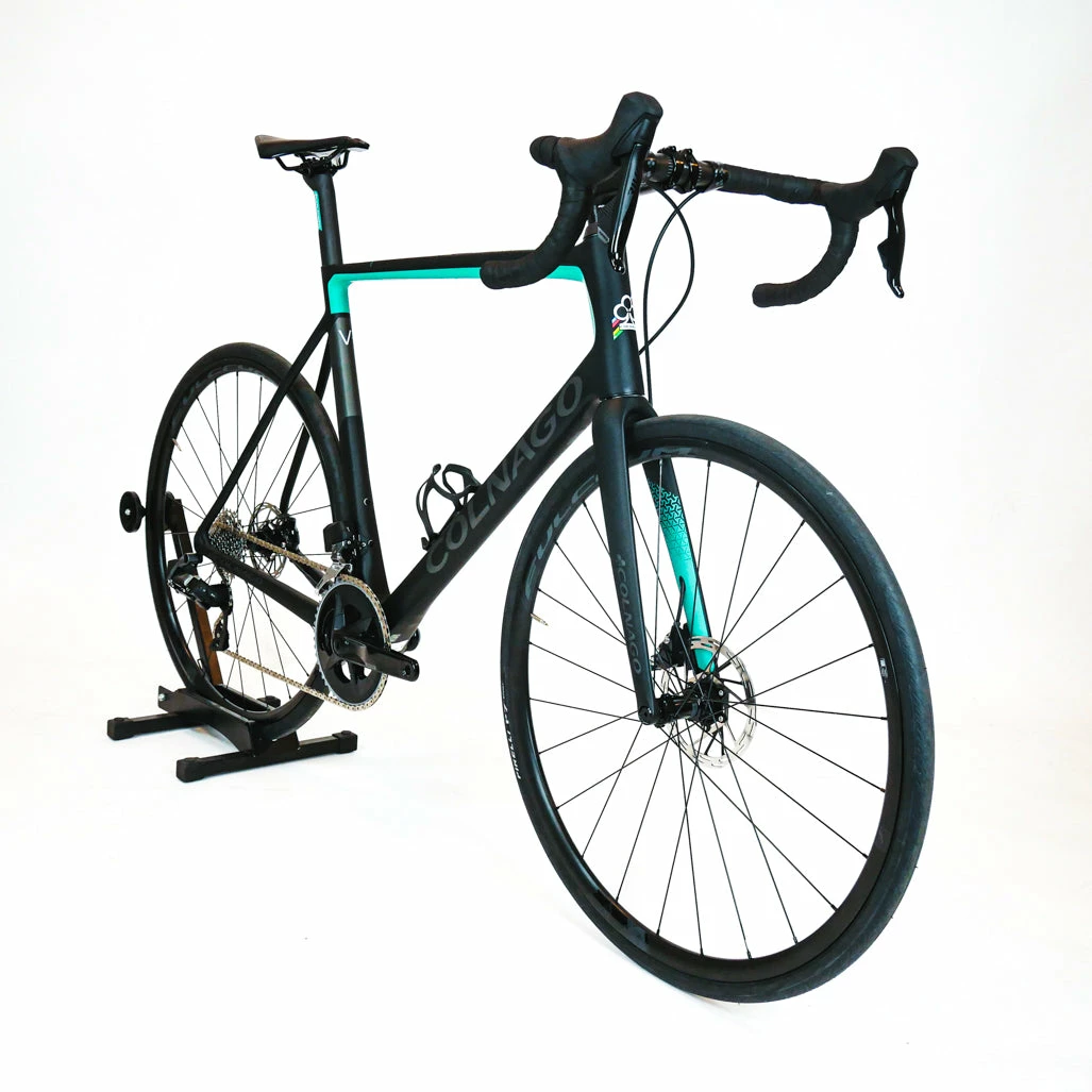Colnago V3 Disc - 58s - SRAM Rival AXS - Black/Turqouise - Billede 2
